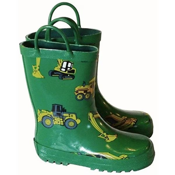 Foxfire FOX-600-37-13 Childrens Camping Rain Boot; Green - Size 13, Foxfire, Mfr#: FOX-600-37-13